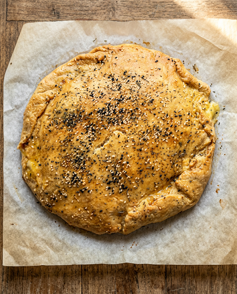 Budget Keto Chicken and Cheese Roti Pie