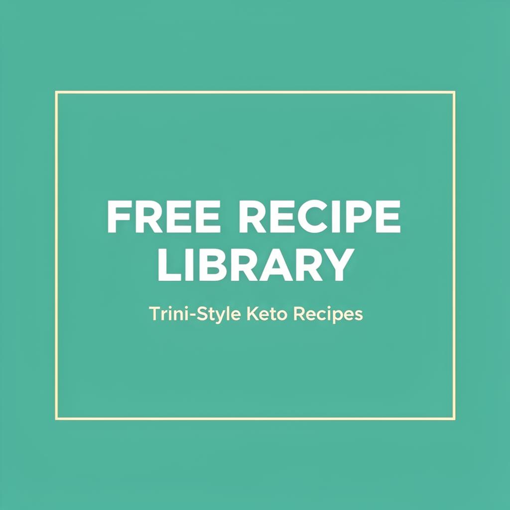 Free Recipe Library — Caribbean keto recipes