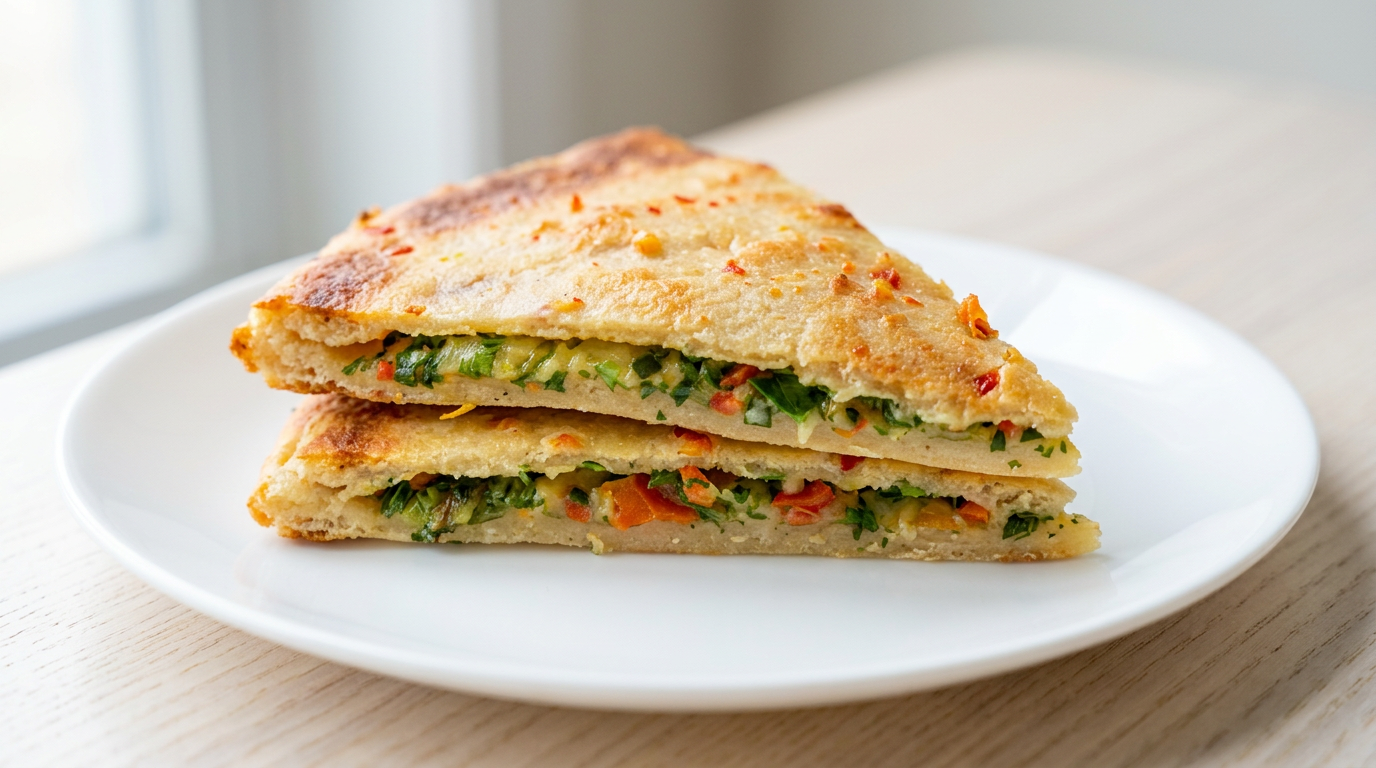 Keto Pepper-Cheese Roti